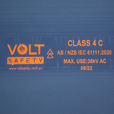 Insulated Mat Roll 1m x 10m Class 4 36kV AS/NZS IEC 61111 - Volt Safety - MAT-4-R10