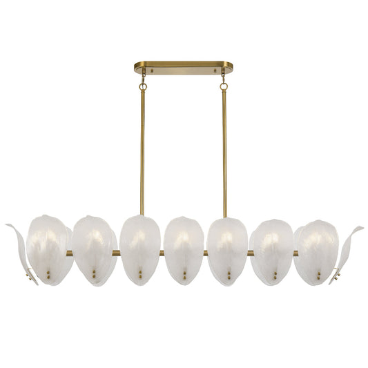 MONTE 16 LIGHT RECTANGLE PENDANT - PE16-BRS