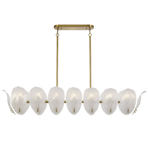 MONTE 16 LIGHT RECTANGLE PENDANT - PE16-BRS
