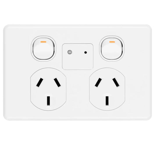 Mercator Double Power Point with Wi-Fi Extender - MPP02GWE - ARCK Electrical Wholesale Supplies