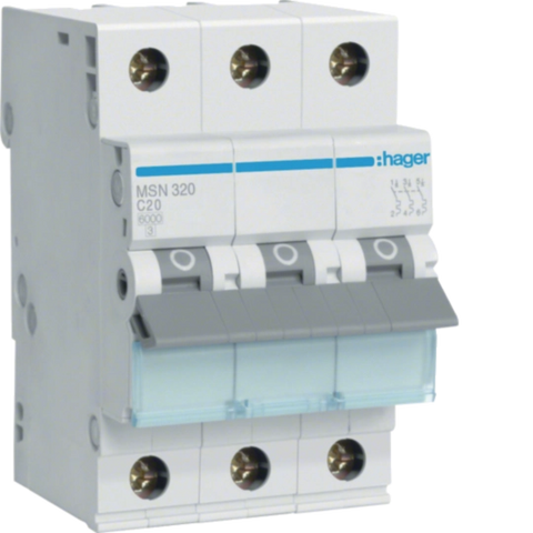 Hager 10 Amp Miniature Circuit - MSN310