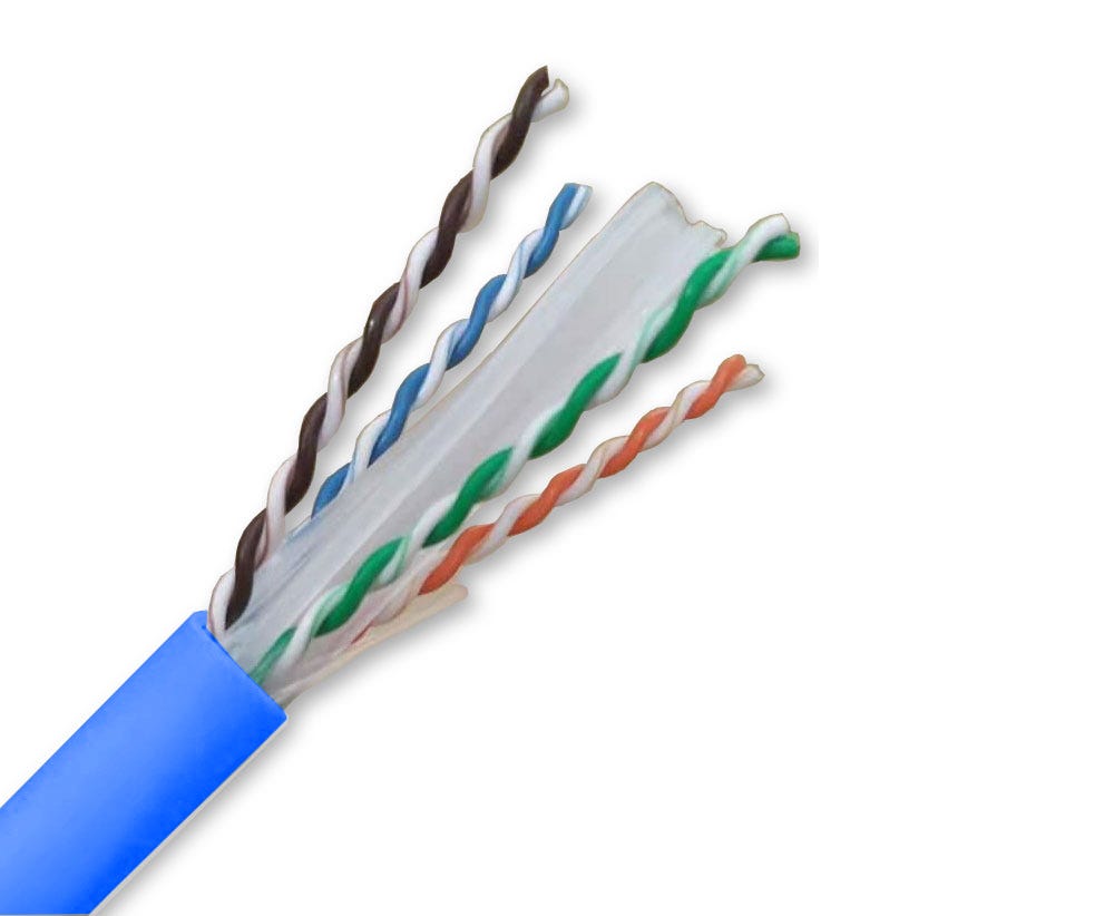 MSS CAT6A U-UTP Copper LSZH Et - MSSCABLE6AU-BLU