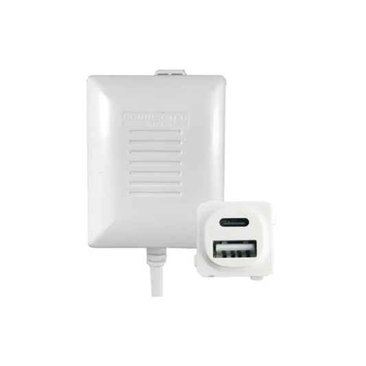 CSG Dual USB Type A+C Charger - MUSB31RC - ARCK Electrical Wholesale Supplies
