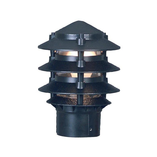 Pagoda Pointed Black Louvred - MXB1BLK - ARCK Electrical Wholesale Supplies