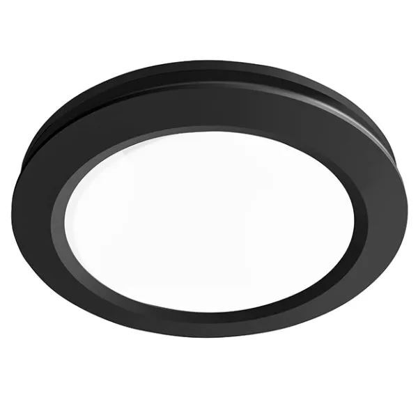 Martec Saturn 275mm Round Exhaust Fan with Light Black- MXFSLR20M