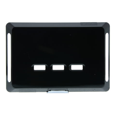 Clipsal Pro Series 3 Gang USB A Charging Station Skin Black - P3043HUSBC-BK - ARCK Electrical Wholesale Supplies