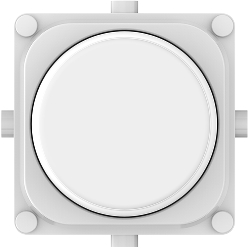 Clipsal Pro Series Rotary Dimmer Knob Parts Pack White Extra Vivid White - P40EDIMKB-XW - ARCK Electrical Wholesale Supplies