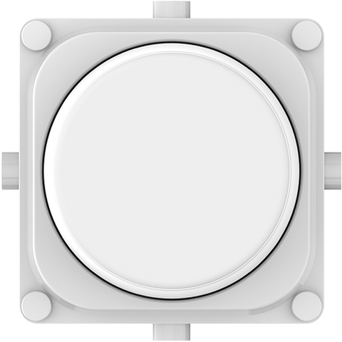 Clipsal Pro Series Rotary Dimmer Knob Parts Pack White Extra Vivid White - P40EDIMKB-XW - ARCK Electrical Wholesale Supplies