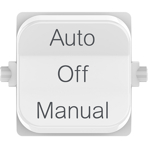 Clipsal Pro Series Dolly Toggle 3-Position AUTO-OFF-MAN White Extra Vivid White - P49TAOM-XW - ARCK Electrical Wholesale Supplies
