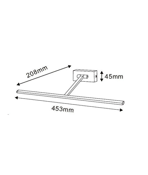 WALL Int City S/M ADJ 6W PICTURE Light S/C 3K 611 Lm - PARIS