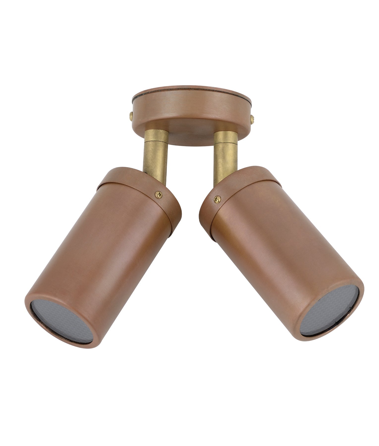 PILLAR FIXED 12V MR16 Cop IP54 RND B/Plate A/Glare - PM1FCEC