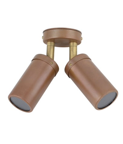 PILLAR FIXED 12V MR16 Cop IP54 RND B/Plate A/Glare - PM1FCEC