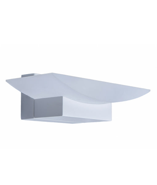 WALL Int City S/M 6W CURVED Uplight Matt Wh 3K FR Glass 660 Lm - PHOENIX