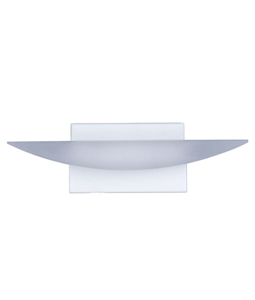 WALL Int City S/M 6W CURVED Uplight Matt Wh 3K FR Glass 660 Lm - PHOENIX