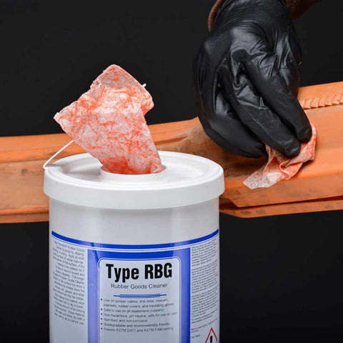 Rubber Goods Cleaner Wipes - Polywater - POLY-IS-RGCW