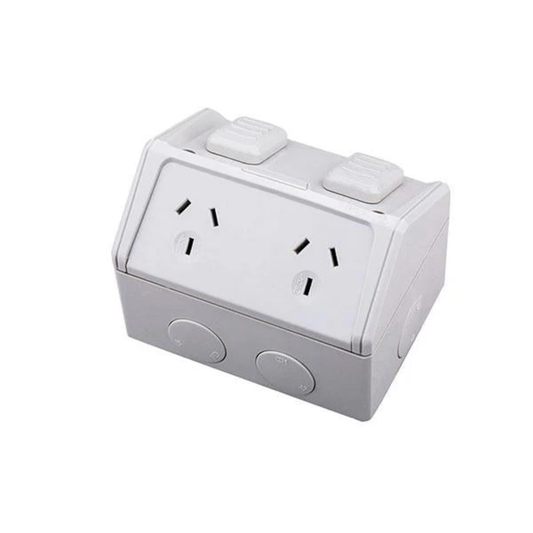 15 Amp Double Switched IP54 Weatherproof