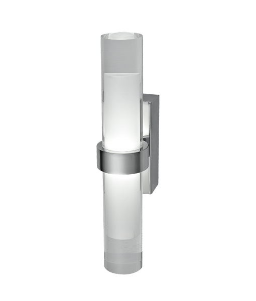 WALL Int City S/M Up/Dn 2x1W TUBULAR S/C 3K CLR and FR 230 Lm - ROMEG2