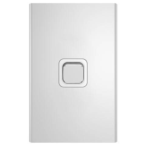 Clipsal Iconic Essence Styl 1 Gang Switch Skin Silver - S3041C-SV - ARCK Electrical Wholesale Supplies