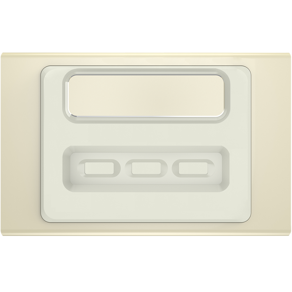 Clipsal Iconic Essence Styl 3 Gang Horizontal USB Shelf Skin Crowne - S3043USBC-CE - ARCK Electrical Wholesale Supplies
