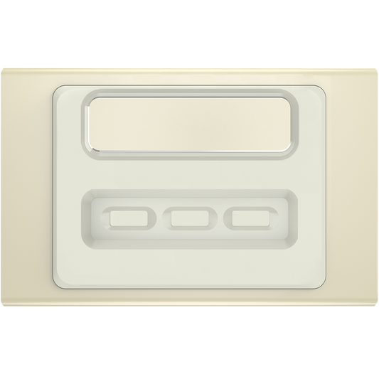 Clipsal Iconic Essence Styl 3 Gang Horizontal USB Shelf Skin Crowne - S3043USBC-CE - ARCK Electrical Wholesale Supplies
