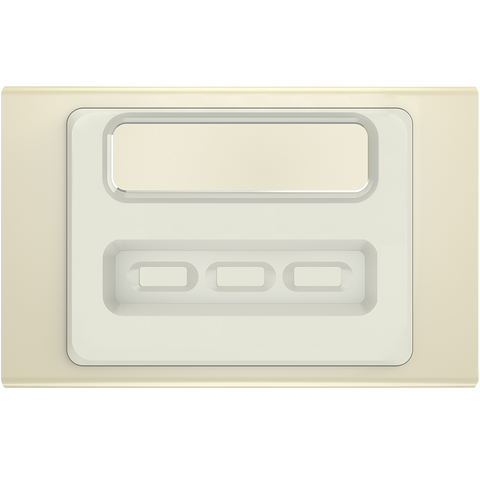 Clipsal Iconic Essence Styl 3 Gang Horizontal USB Shelf Skin Crowne - S3043USBC-CE - ARCK Electrical Wholesale Supplies
