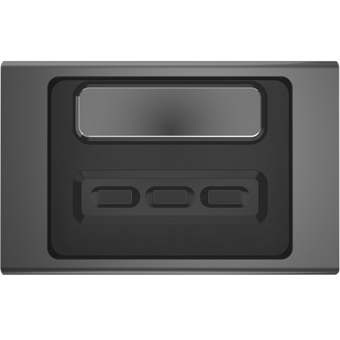 Clipsal Iconic Essence Styl 3 Gang Horizontal USB Shelf Skin Silver Shadow - S3043USBC-SH - ARCK Electrical Wholesale Supplies