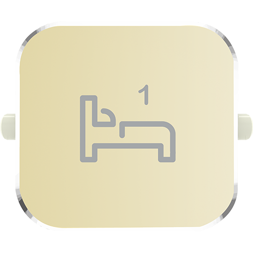 Clipsal Iconic Essence Styl Dolly Rocker Bed 1 Crowne - S40BD1R-CE - ARCK Electrical Wholesale Supplies