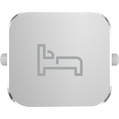Clipsal Iconic Essence Styl Dolly Rocker Bed Silver - S40BDR-SV - ARCK Electrical Wholesale Supplies