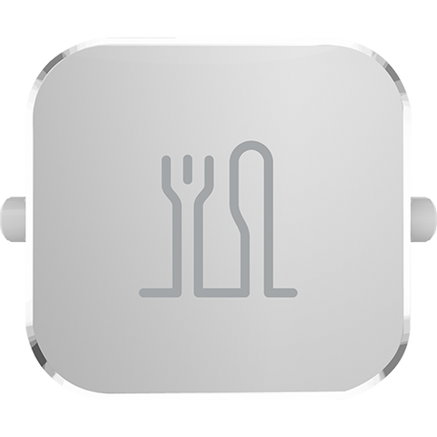 Clipsal Iconic Essence Styl Dolly Rocker Dining Silver - S40RD-SV - ARCK Electrical Wholesale Supplies