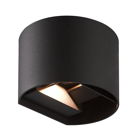 3A Lighting Up & Down 2x3W LED Exterior Wall Light- ST-258-TC-BK - ARCK Electrical Wholesale Supplies