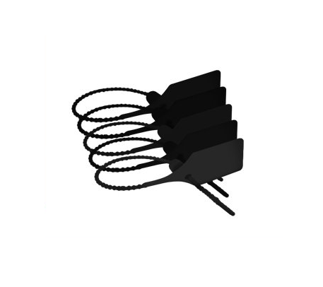 Black security tie - SEALBLACK - ARCK Electrical Wholesale Supplies