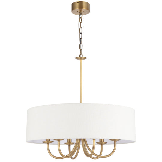 SHIRON 6 LIGHT PENDANT - PE6-BRSIV