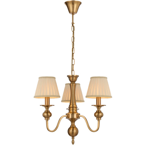 SIEDEL 3 LIGHT PENDANT W/SHADE - PE03SH-CP