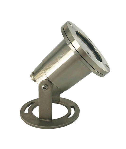 SPOT POND LIGHT S/M S/ADJ 12V MR16 SS316 IP68 - SMIP68ASS