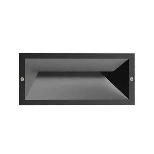 13W LED Brick Wall Light Black - ST13305-BK-TC
