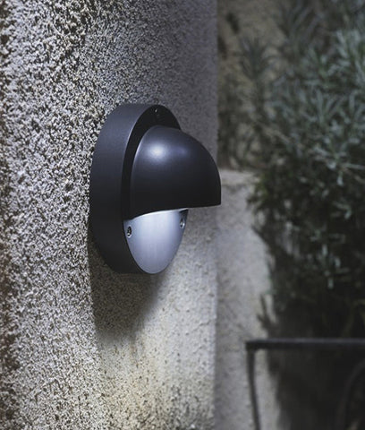 Outdoor LED Eyelid Step Lights Black 12V - STE3