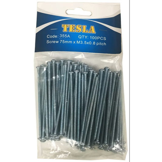 Tesla 75mm x M3.5 Self Drillin - TES355A