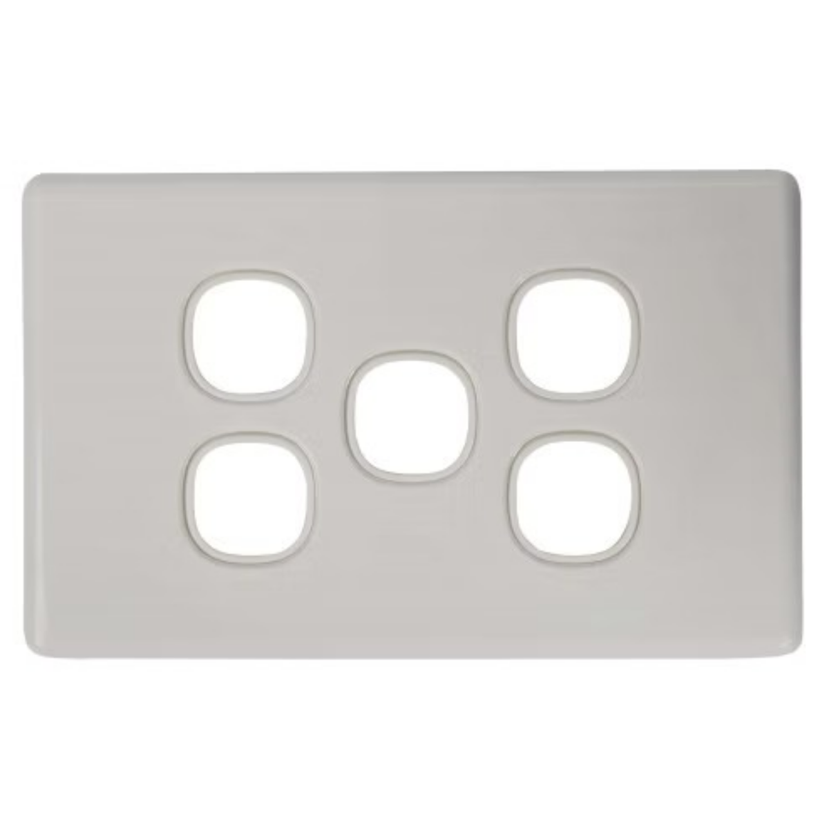 Tesla 5 Gang Switch - Grid Pla - TESNSW5PL