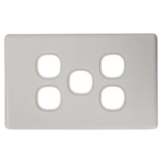 Tesla 5 Gang Switch - Grid Pla - TESNSW5PL