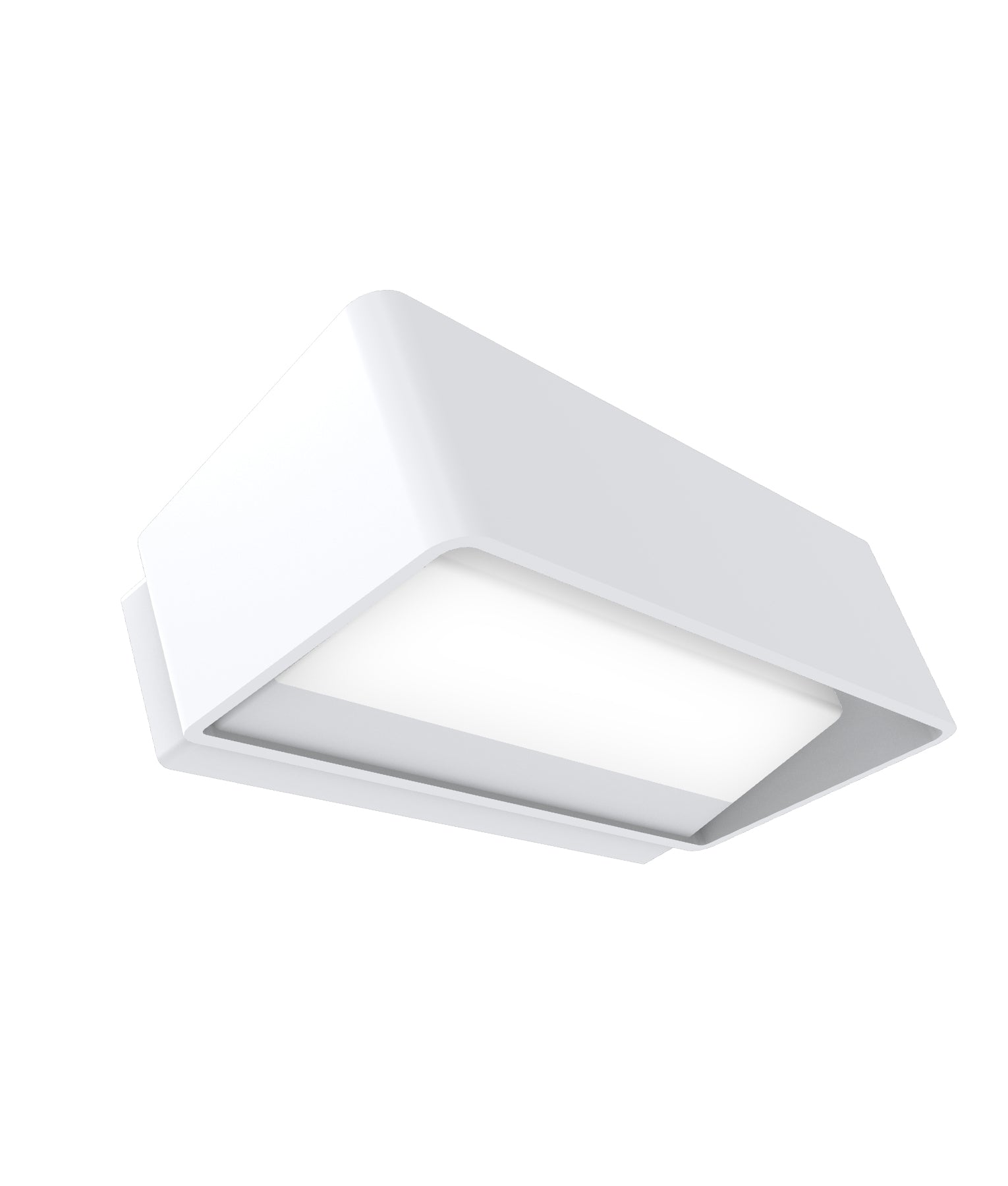 WALL S/M Up/Dn 13W RECT Wh 3K IP65 Opal Diff 600 Lm - TOPA0002