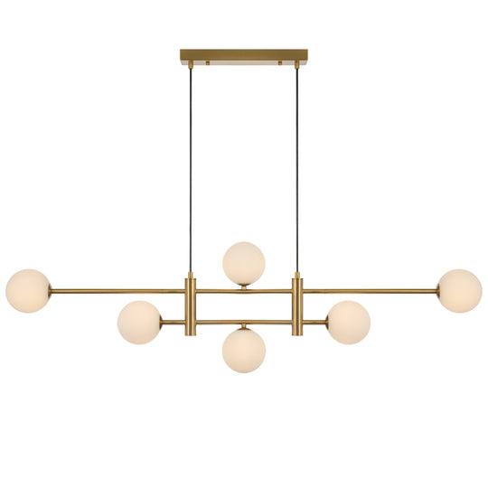 TYSON 6 LIGHT PENDANT ANTIQUE GOLD - TYSON PE06-AGOM