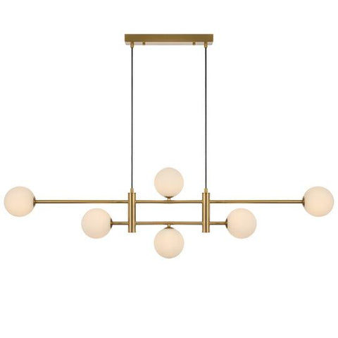 TYSON 6 LIGHT PENDANT ANTIQUE GOLD - TYSON PE06-AGOM