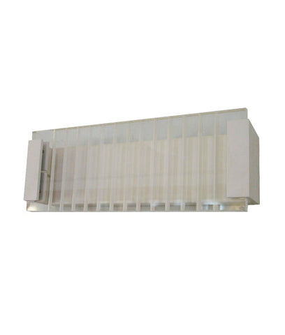 WALL Int City S/M 12W RECT Matt Wh 3K w/FR Ribbed Diff 803 Lm - VIENNA