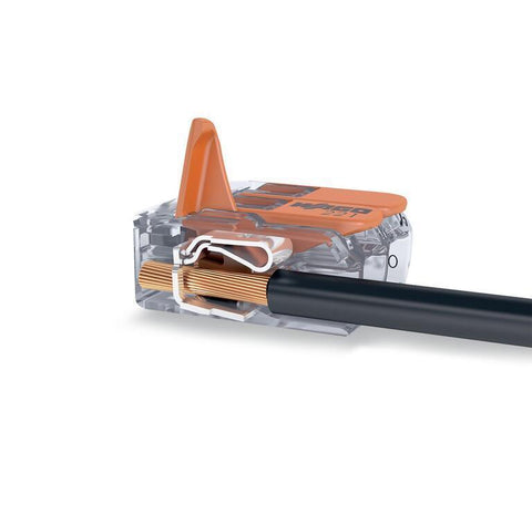 WAGO 4mm 3 Conductor Compact Splicing Connector WAG221-413