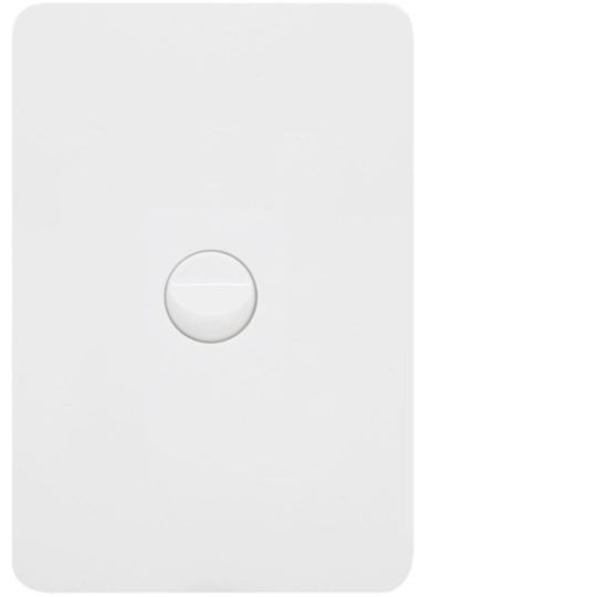 Hager Allure 1 Gang Switch Pla - WBHSV1-MW