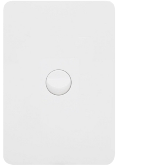 Hager Allure 1 Gang Switch Pla - WBHSV1-MW - ARCK Electrical Wholesale Supplies