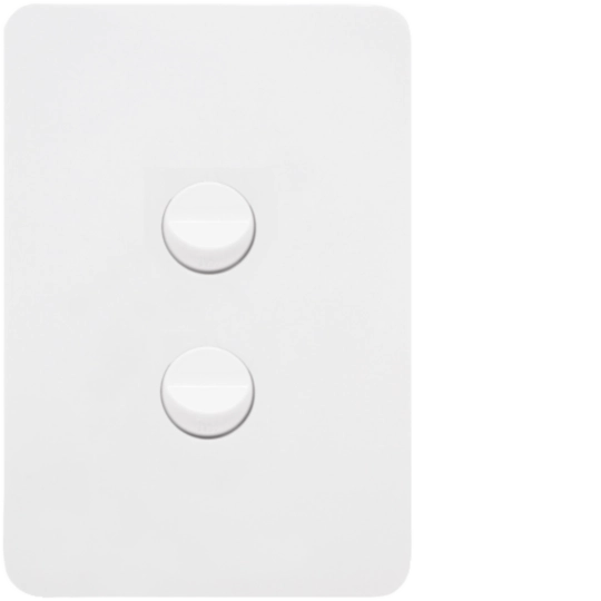 Hager Allure 1 Gang Switch Pla - WBHSV2-MW