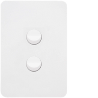 Hager Allure 1 Gang Switch Pla - WBHSV2-MW