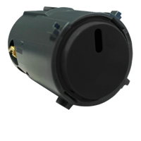 Hager Push Button Switch mech 10A 250V Matt Black - WBMPB-MB