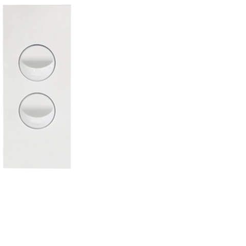 Hager 16 Amp 2 Gang FINESSE Ve - WBQSA2-MW